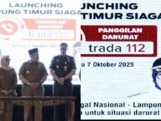 Layanan Darurat, Pemkab Lampung Timur Luncurkan Call Center 112