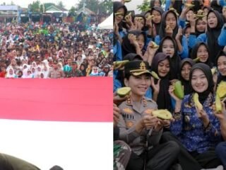 Lampung Timur Pecahkan Rekor MURI, 2000 Orang Makan Alpukat di Atas Truck