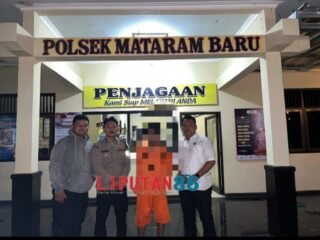 Ancam Orang Dengan Dodos Sawit, Seorang Pria Ditangkap Polsek Mataram Baru