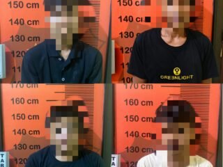 Polsek Pasir Sakti Ungkap Kasus Curat Di 2 TKP, Empat Pelaku Diamankan Tim Gabungan Tekab 308 Presisi