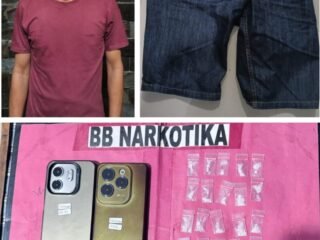 Membawa 28 Paket Sabu, Seorang Warga Kecamatan Sukada Diamankan Polres Lampung Timur 