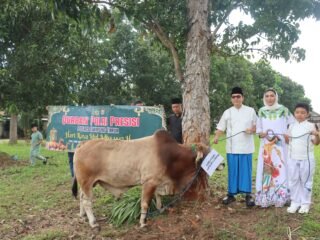 Polres Lampung Timur Gelar Penyembelihan Hewan Kurban, 7 Sapi dan 4 Kambing Disalurkan ke Masyarakat