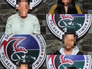 Satresnarkoba Polres Lampung Timur Tangkap 5 Pelaku Dalam Satu Malam