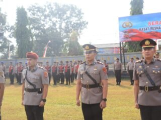 Kapolres Lampung Timur Pimpin Sertijab Kasat Narkoba dan Kapolsek Sekampung Udik