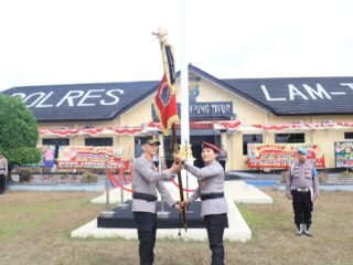 Welcome and Farewell Parade, AKBP Yuliansyah Resmi Jabat Kapolres Lampung Timur