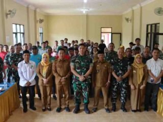 Gelar Penyuluhan Pencegahan Karhutla di Desa RJU 2, Ini Pesan Tim Mabes TNI