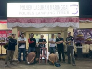 Diduga Miliki Narkoba, Dua Pria Diamankan URC Polsek Labuhan Maringgai